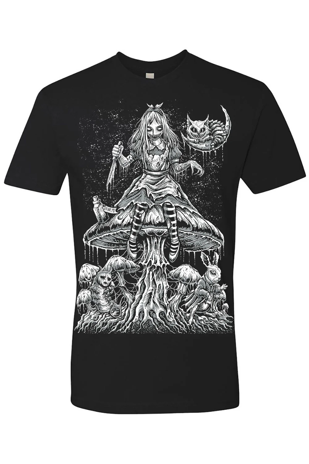 Alice Down The Rabbit Hole T-shirt - Image 3