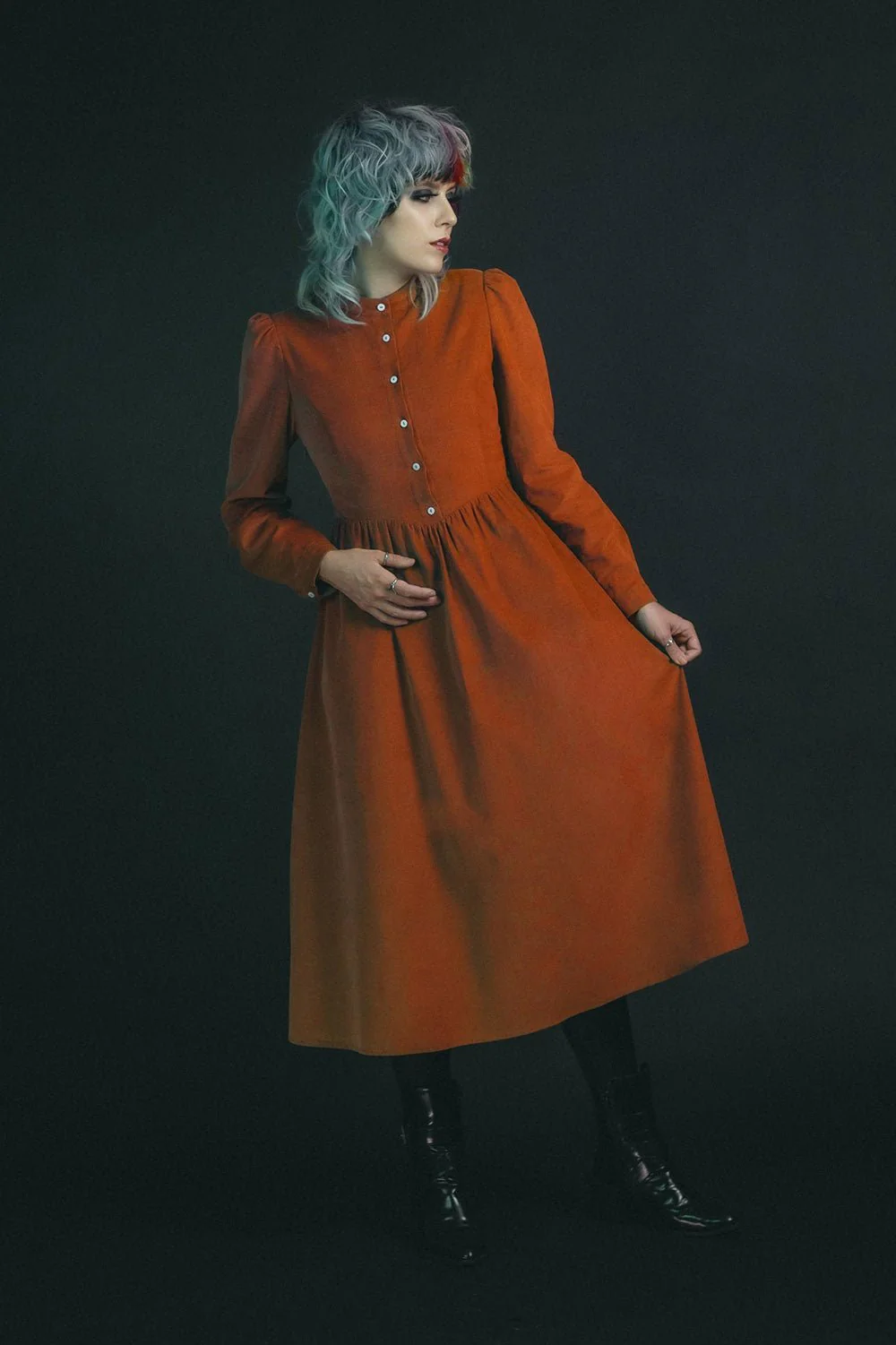 All Hallow's Eve Dress [PUMPKIN ORANGE] - Image 2