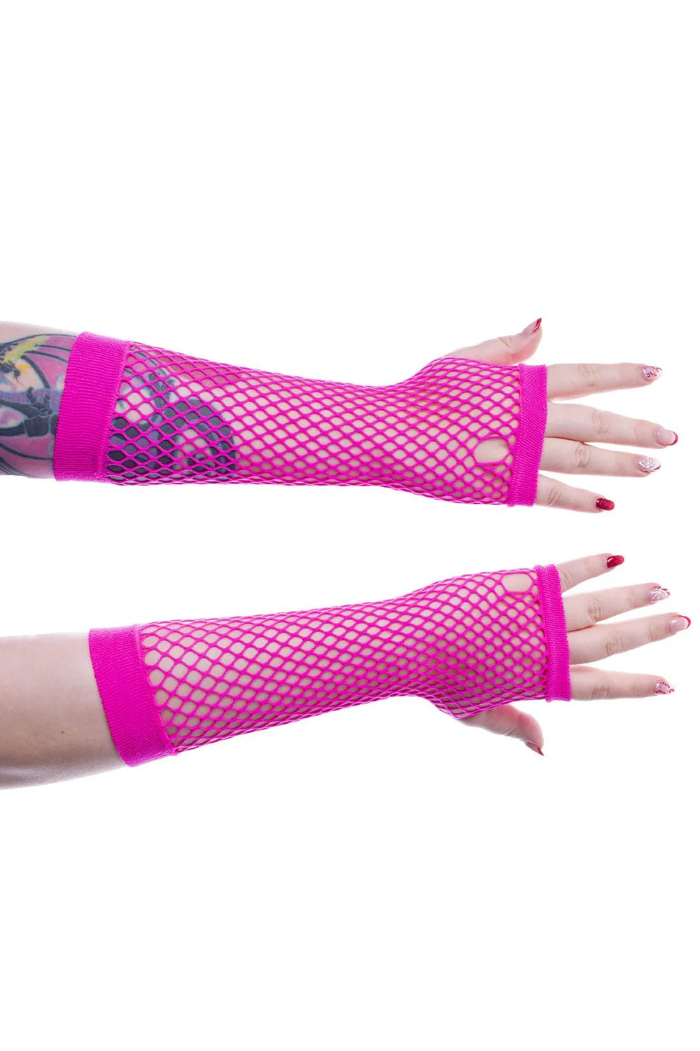 Andar Mesh Gloves [PINK] - Image 3