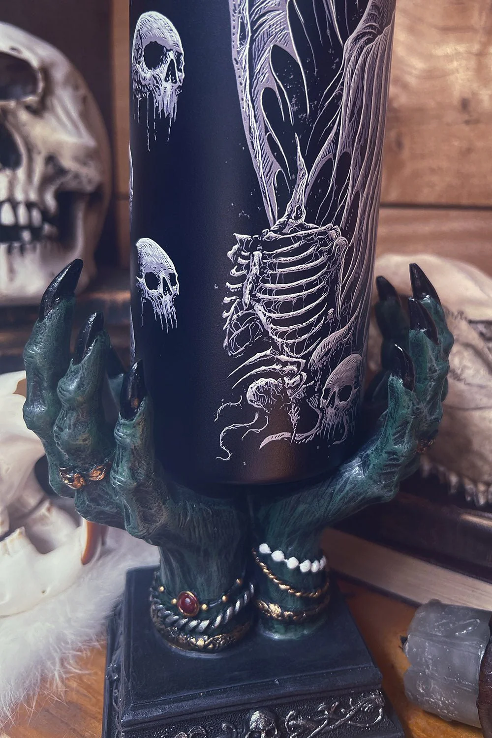 Angel of Death 24 Oz Water Bottle Tumbler - Image 3