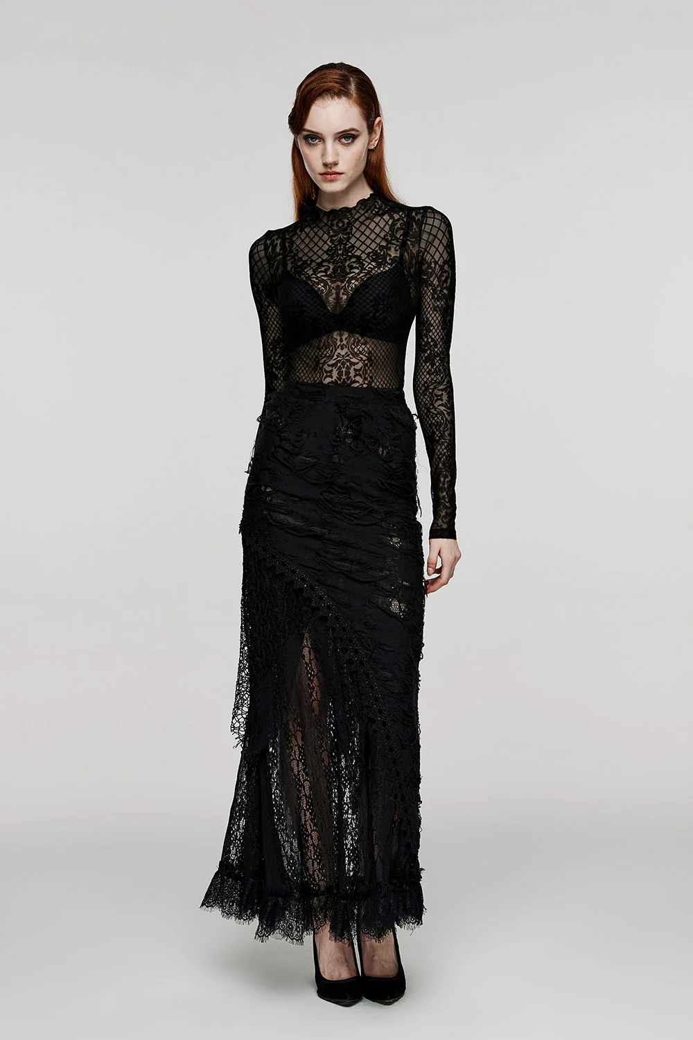 Annabel Lee Tattered Lace Skirt - Image 5
