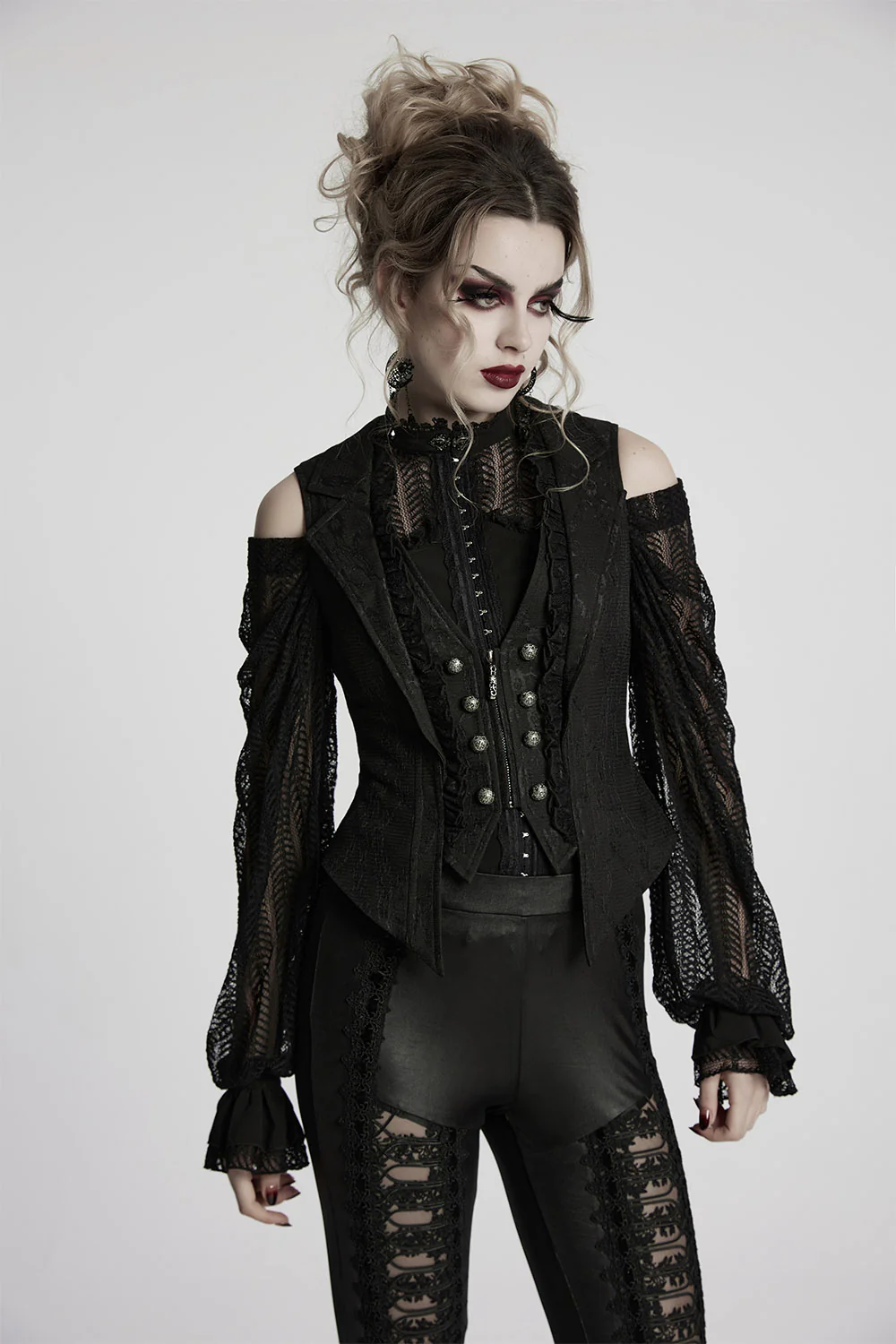 Anointed Lace Vampiric Vest - Image 3