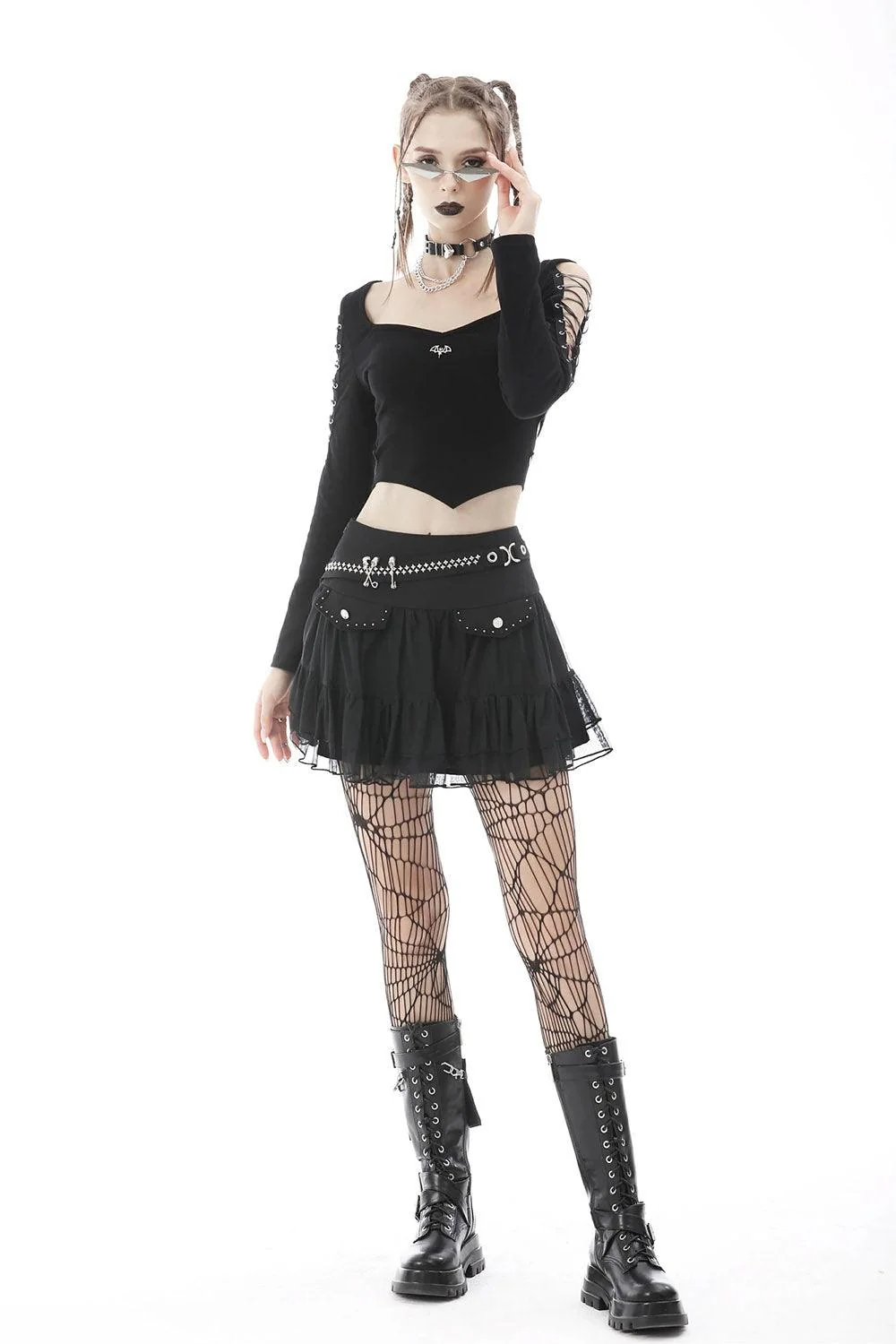 Baby Goth Crop Top - Image 3