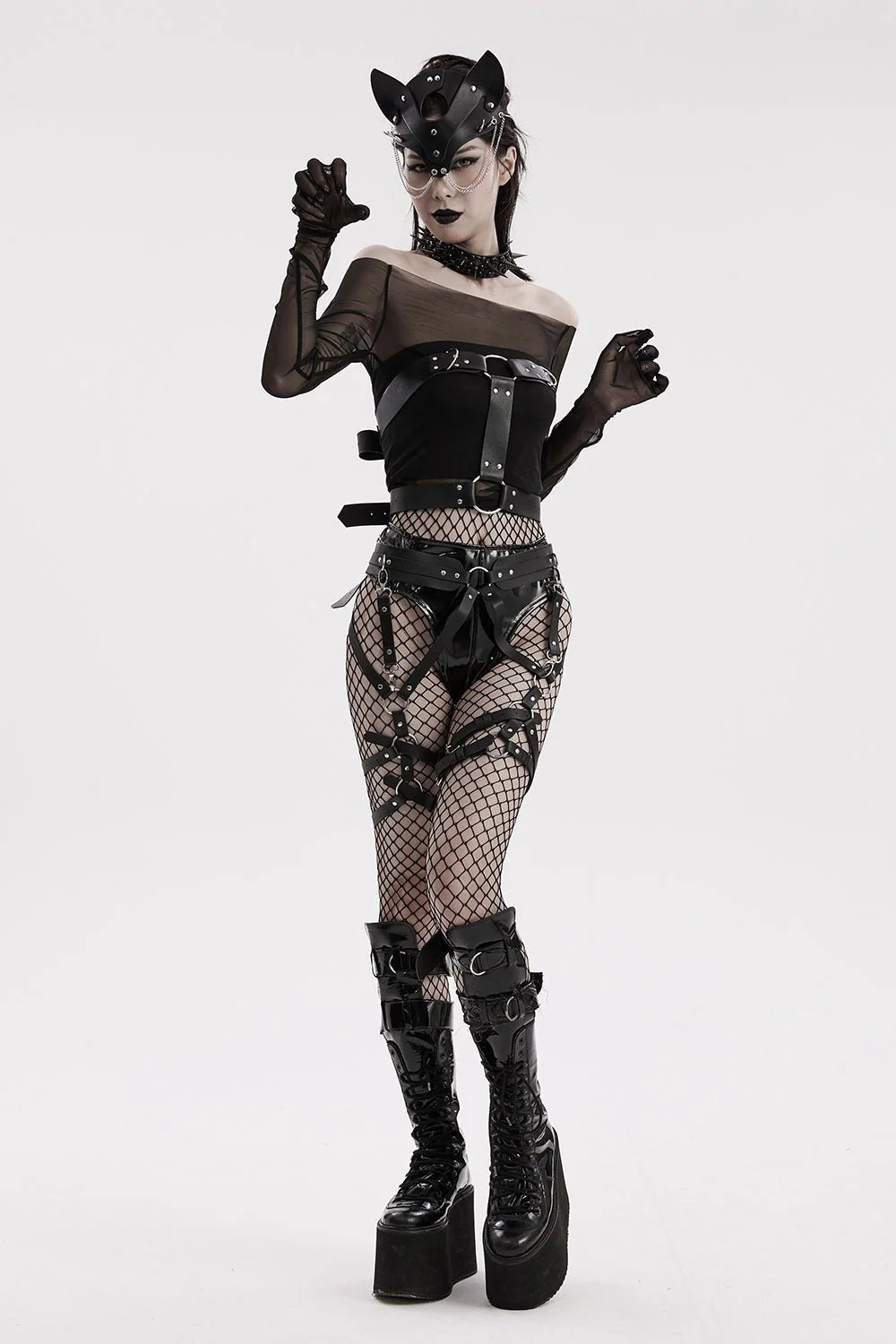 Bad Cat Leather Mask - Image 4