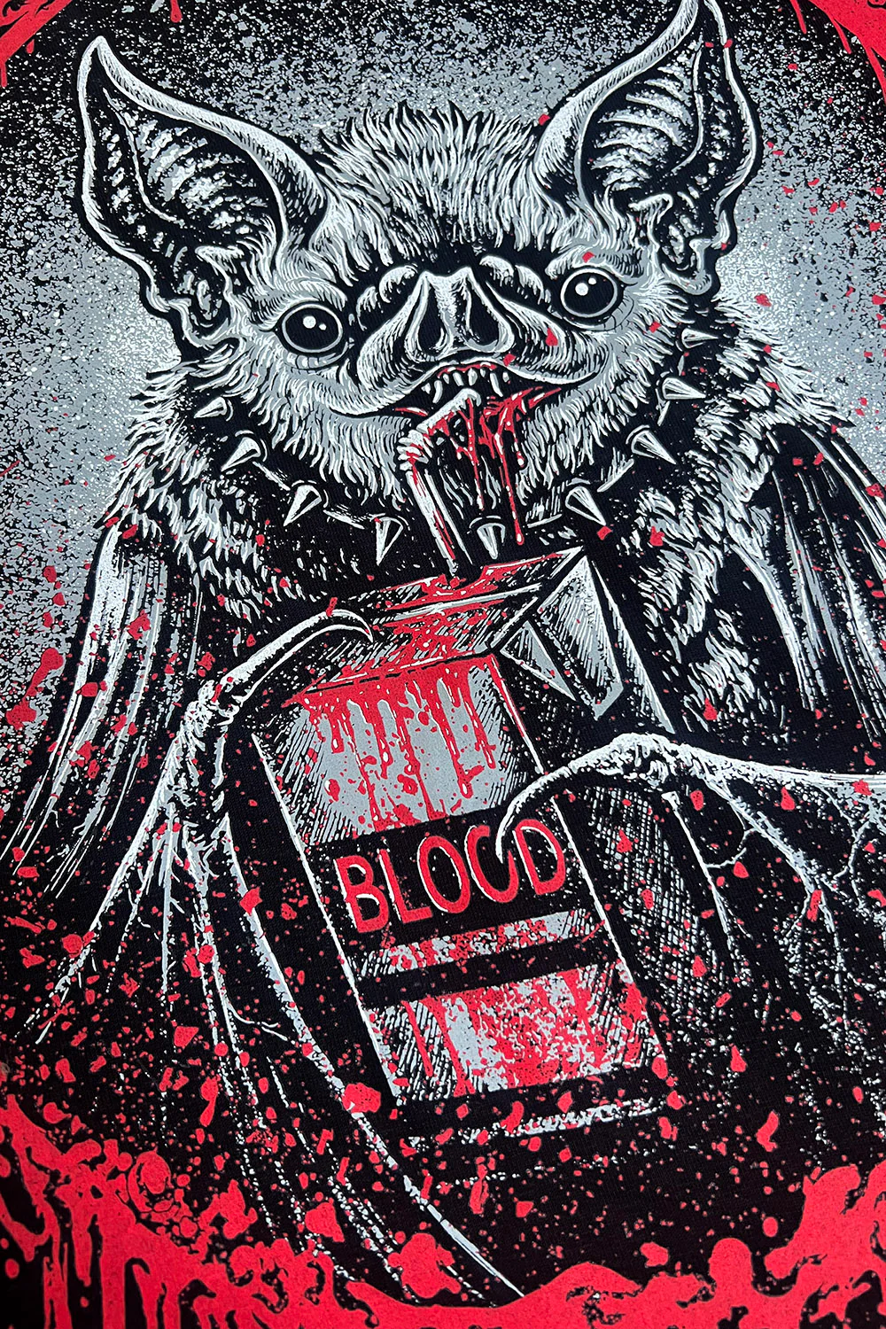 Bat Blood Snack Time Sweatshirt - Image 5