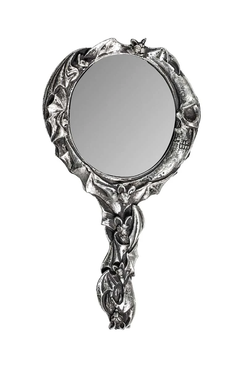 Vampire's Moon Bat Hand Mirror - Image 2