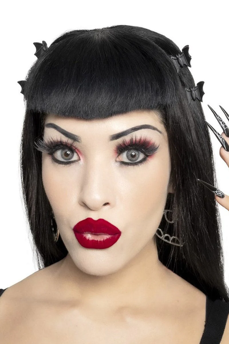 Bat Mini Claw Clip Set [BLACK] - Image 3