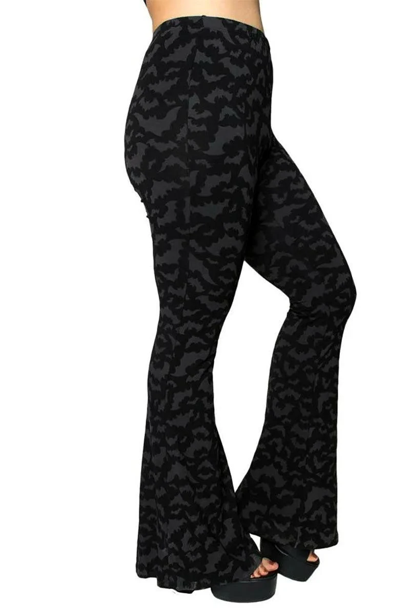 Bat Repeat Flare Leggings - Image 2