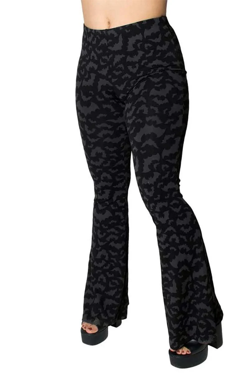 Bat Repeat Flare Leggings - Image 3