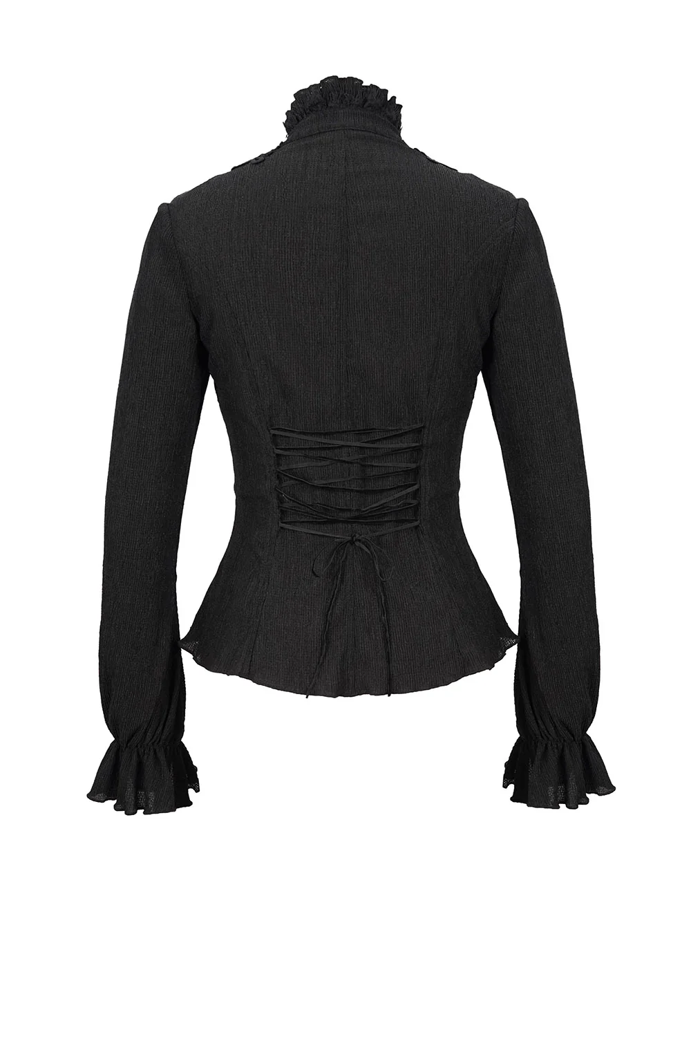 Báthory Blooms Ruffled Victorian Top - Image 10