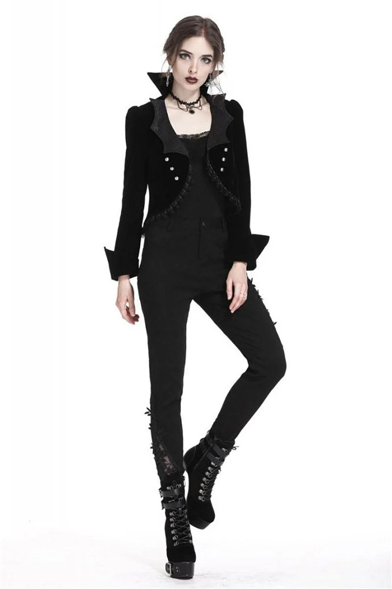Batwing Collar Tailed Coat - Image 6