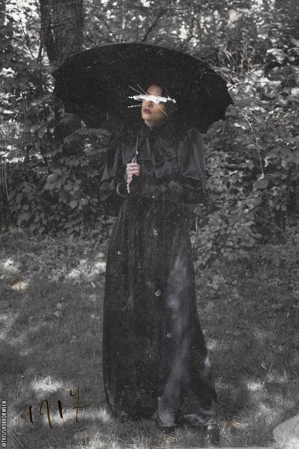Batwing Pagoda Umbrella [MIDNIGHT BLACK] - Image 22