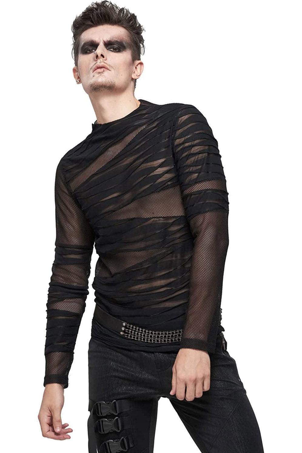 Biohazard Bandage Fishnet Top