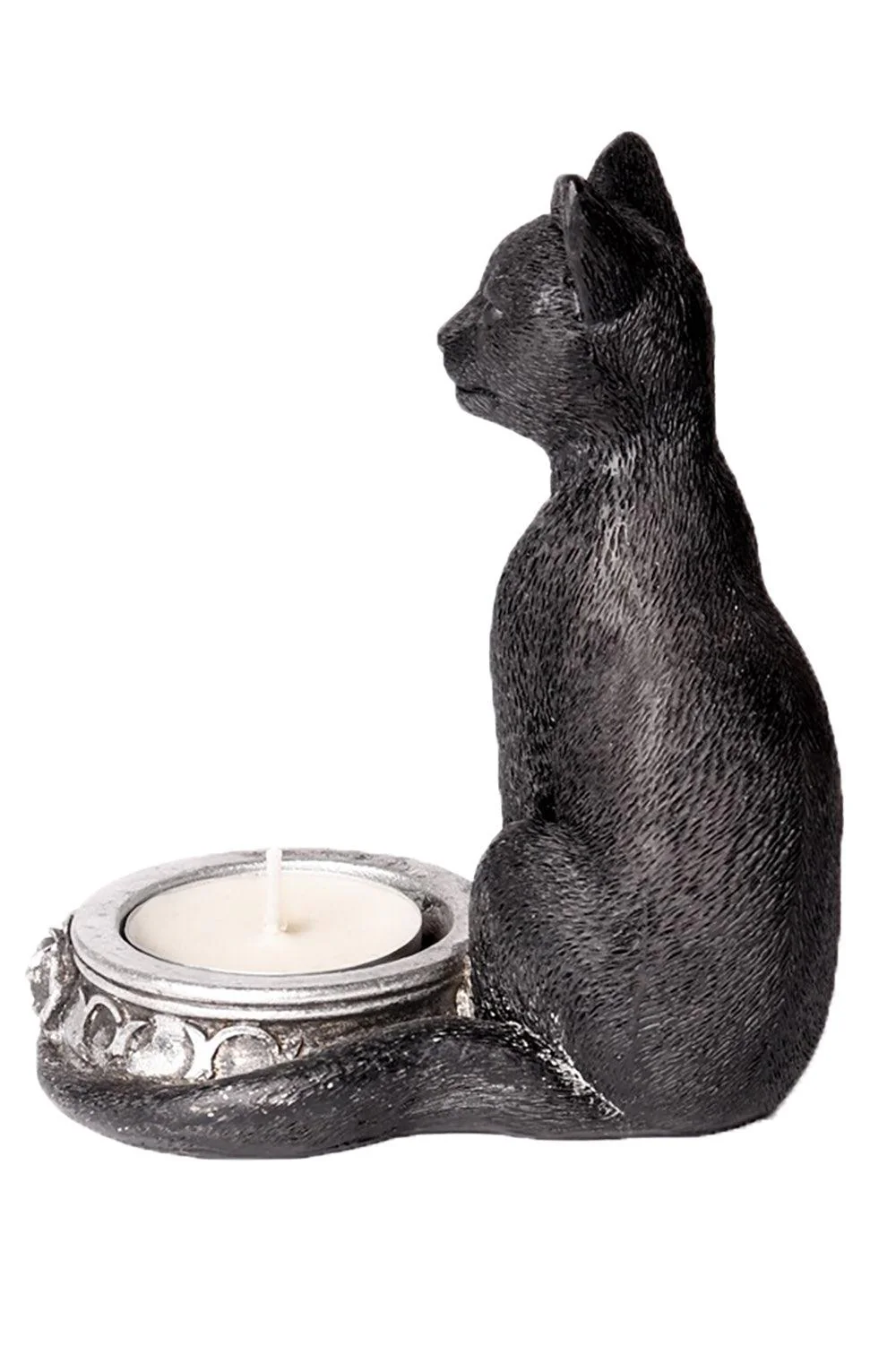 Black Cat Tea Light Candle Holder - Image 4