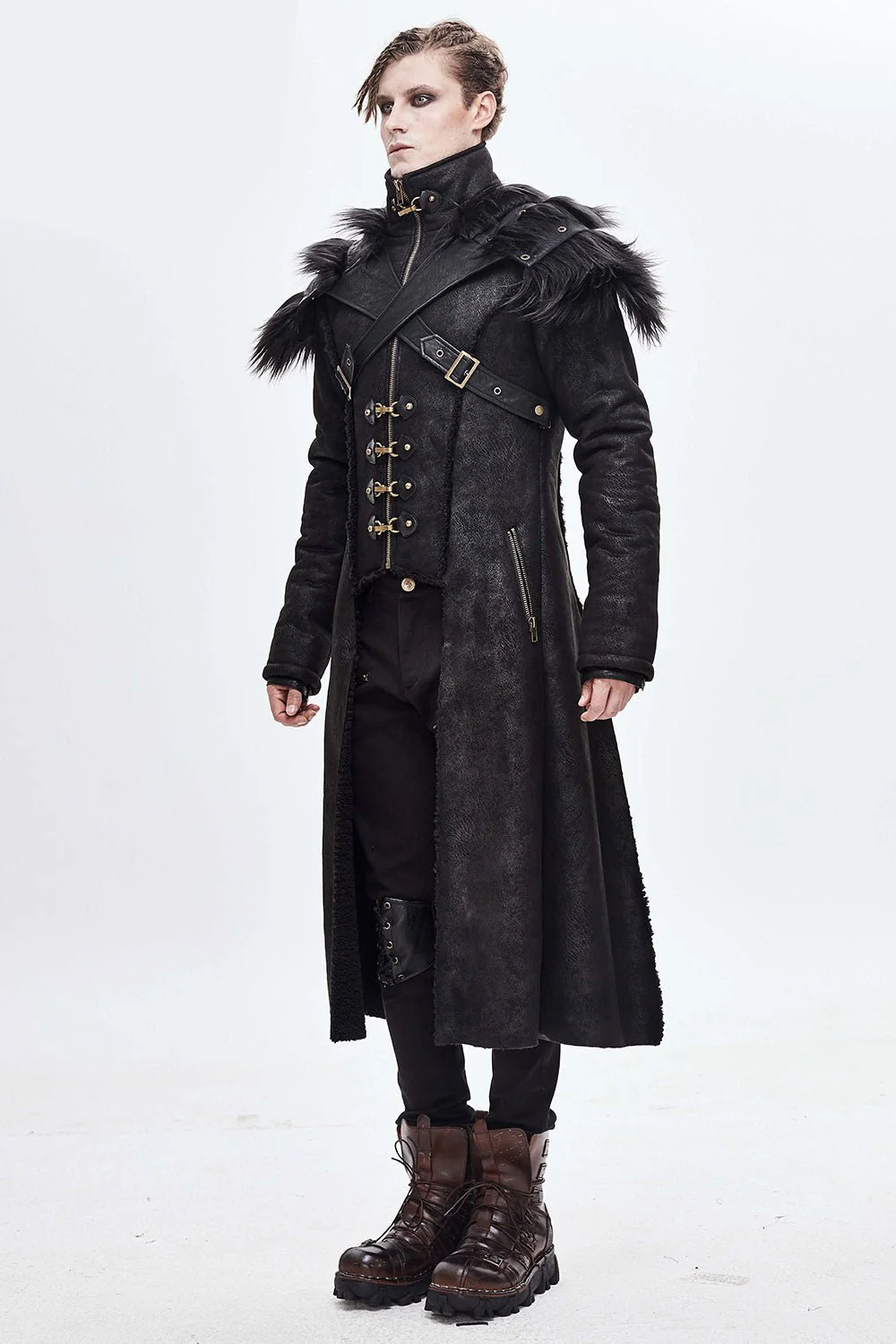 Black Infantry Winter Coat - Image 2