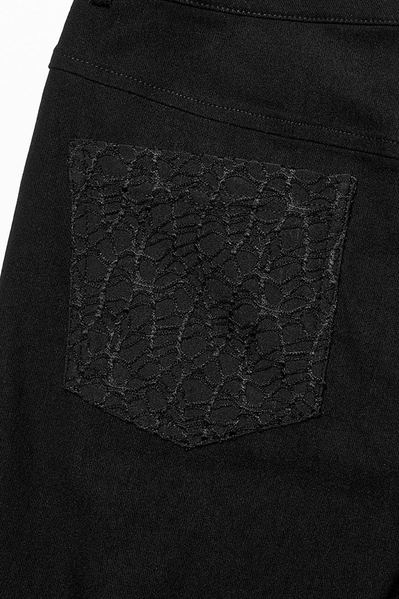 Black Mist Fishnet Skinny Jeans - Image 7