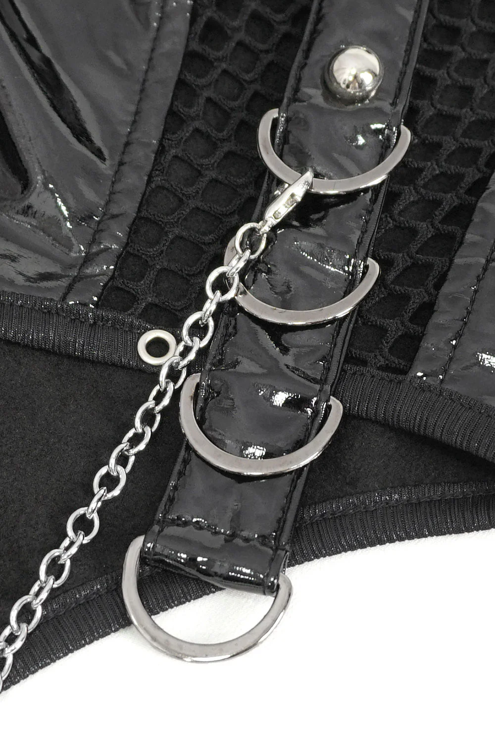 Black Moonlight Harness Split Skirt Set - Image 8