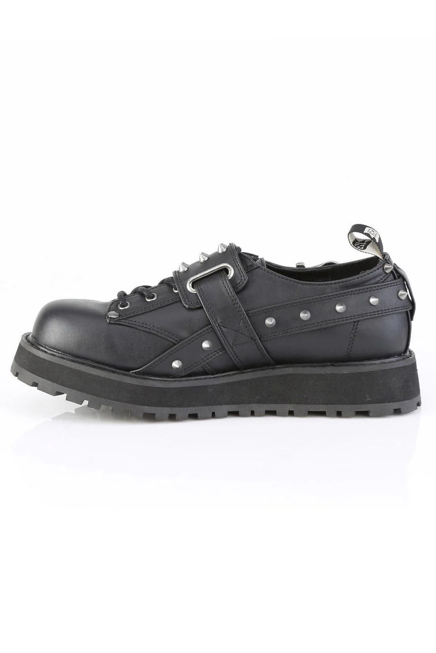 Black Omen Punk Oxfords [VALOR-38] - Image 3