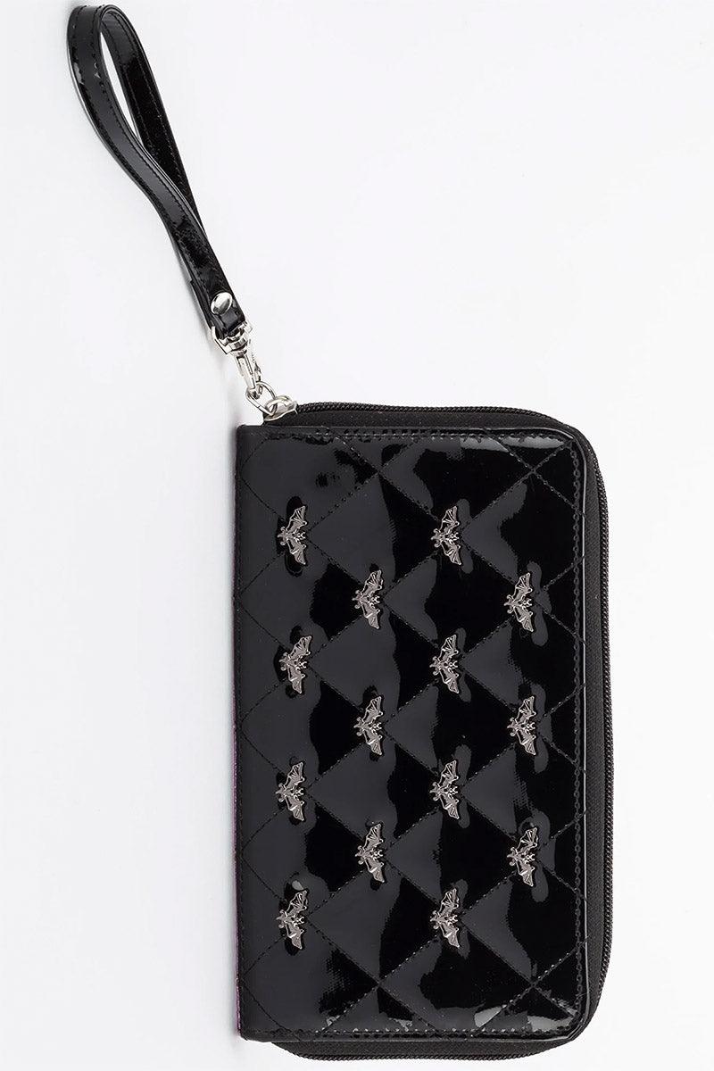 Black Studded Bats Wallet - Image 2