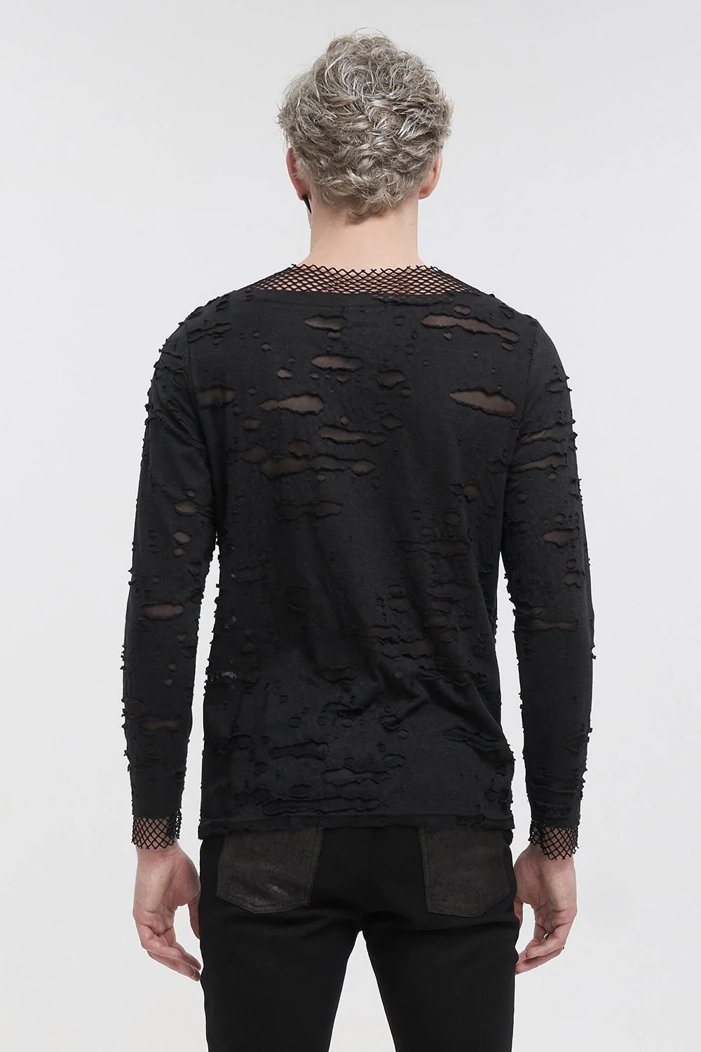Black Whiskey Distressed Top - Image 3