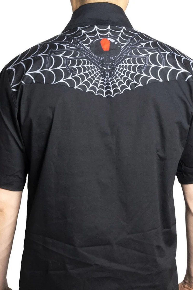 Black Widow Western Shirt - Image 4