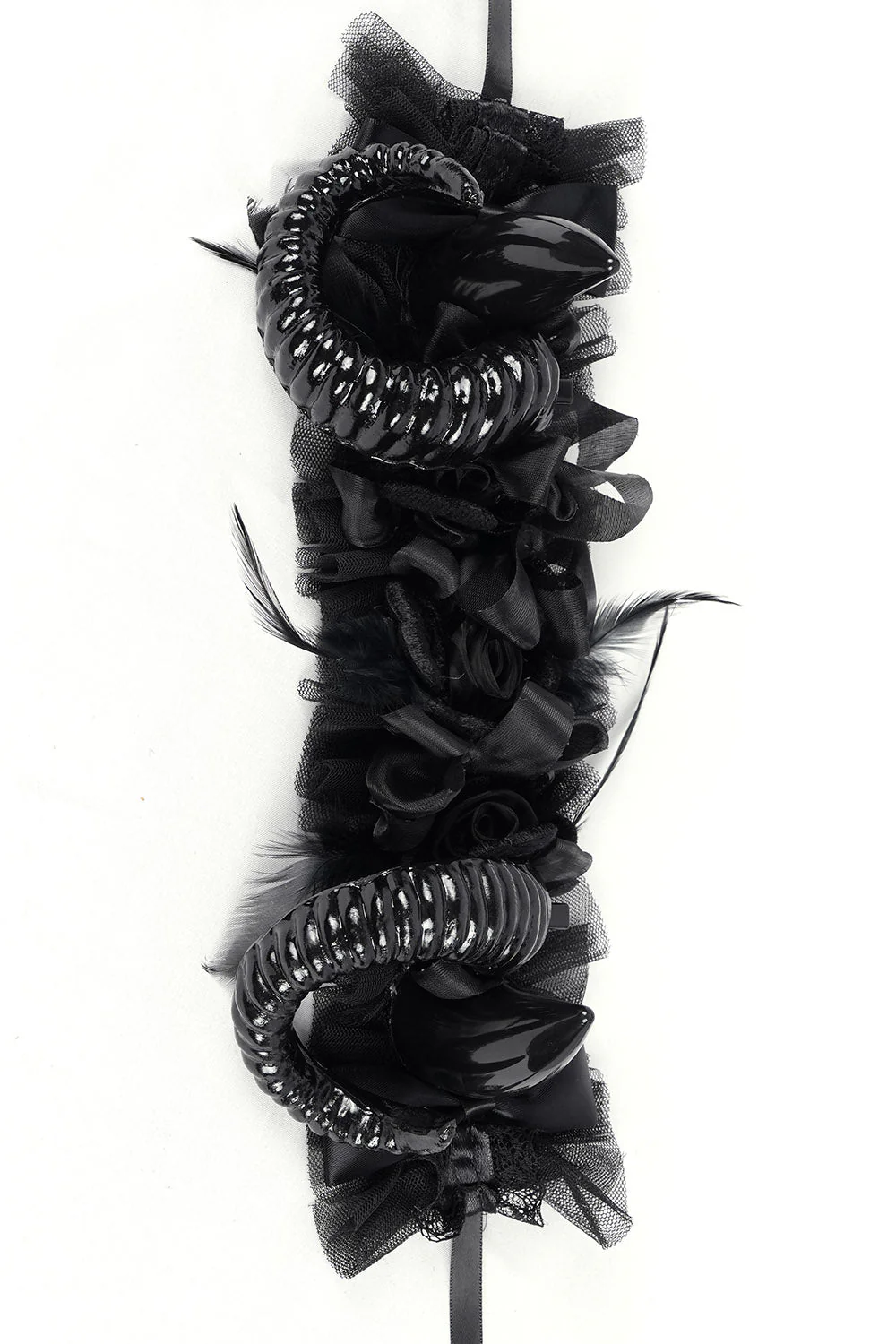 Black Witch Horned Headband - Image 6