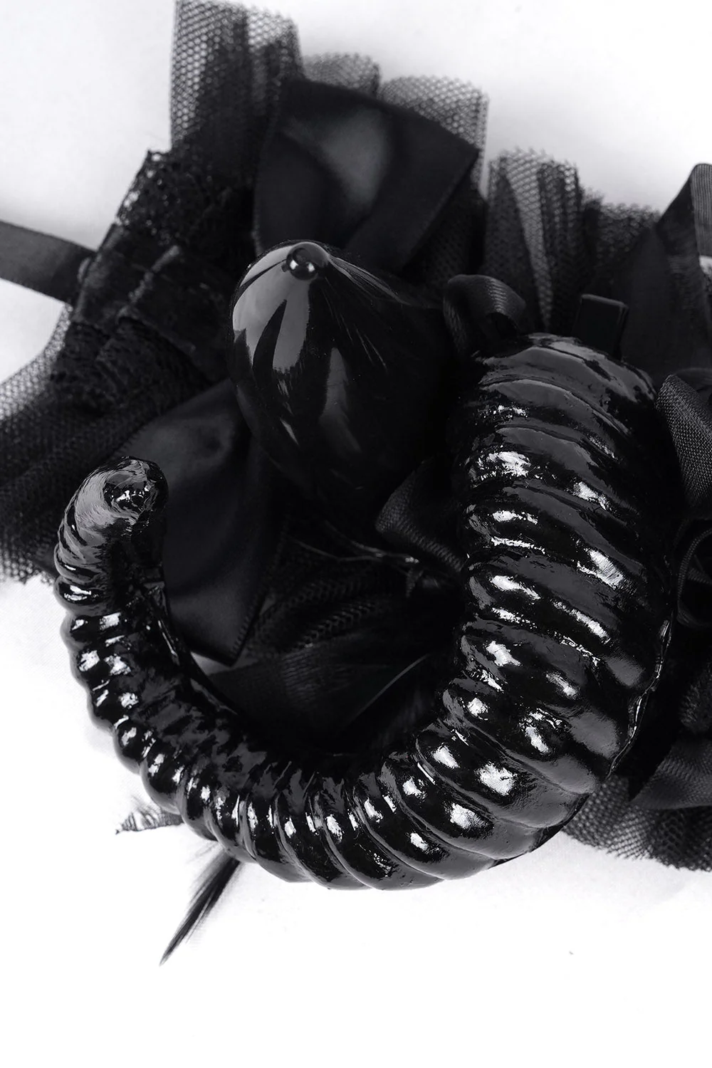 Black Witch Horned Headband - Image 8