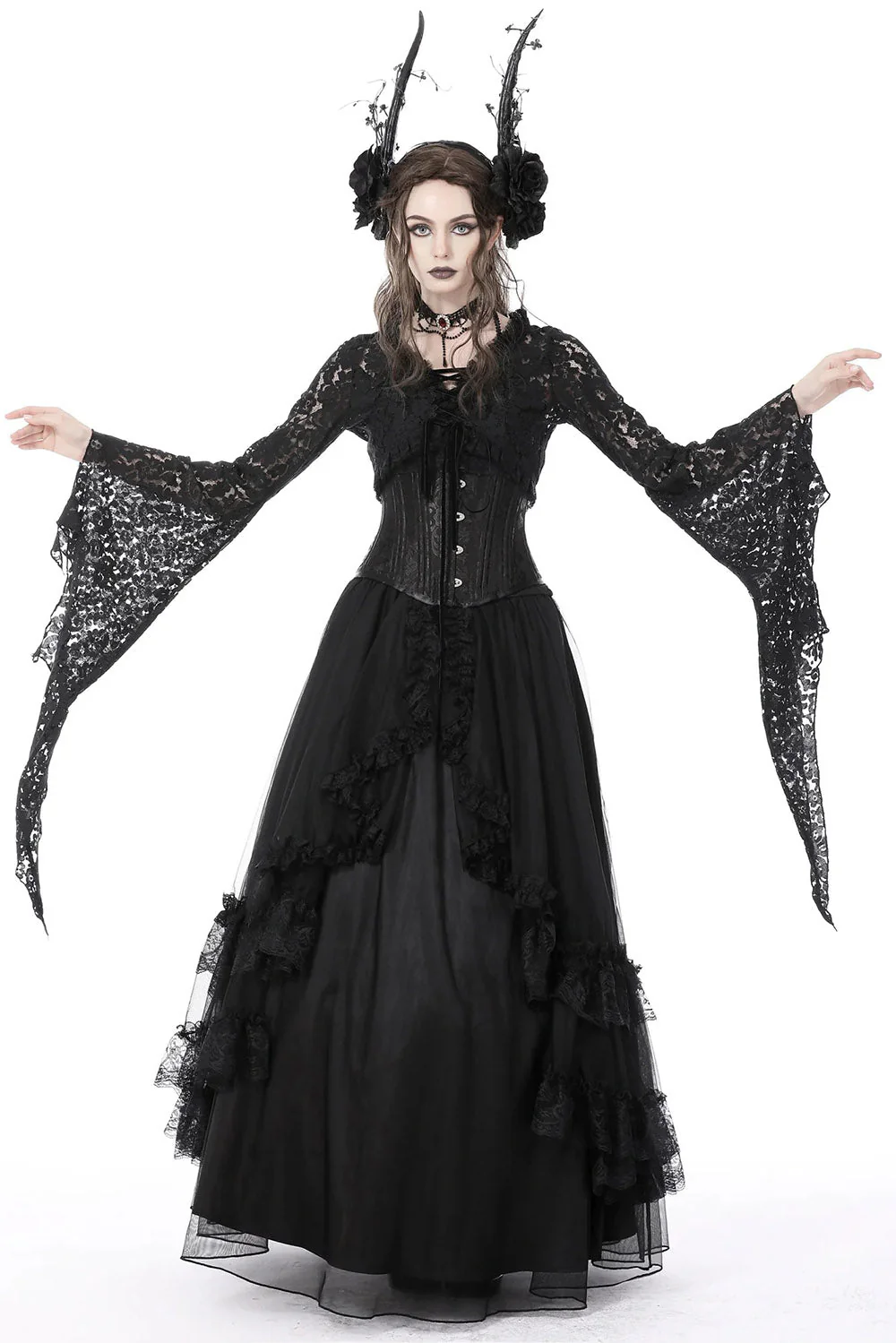 Blessed Be Vintage Goth Bolero - Image 2