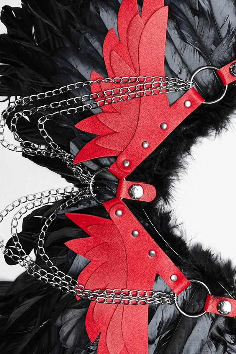 Blood Birdwings Harness [Black/Red] - Image 6