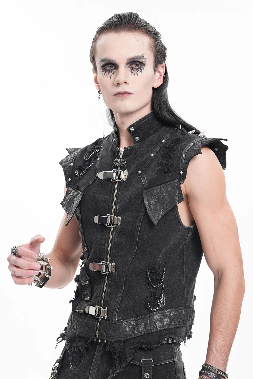 Blood Pact Punk Battle Vest - Image 6