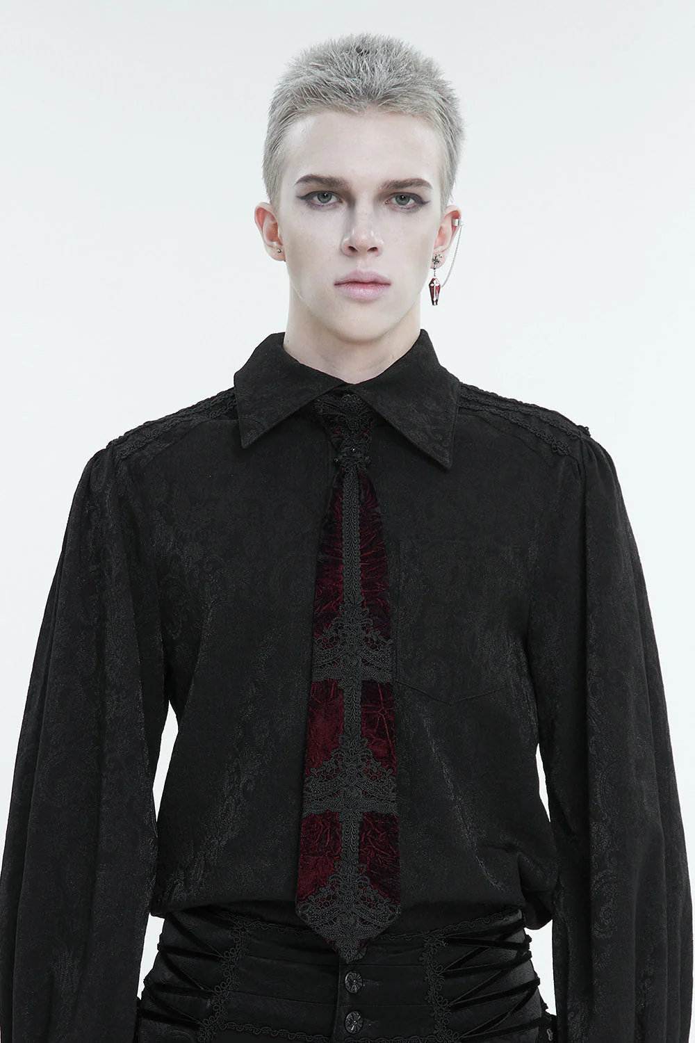 Blood Sacrifice Velvet Necktie - Image 2