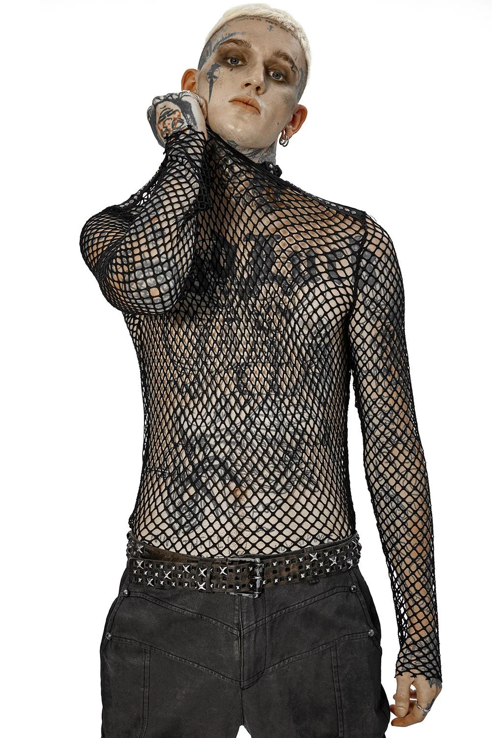 Bloodcurdle Fishnet Top - Image 2