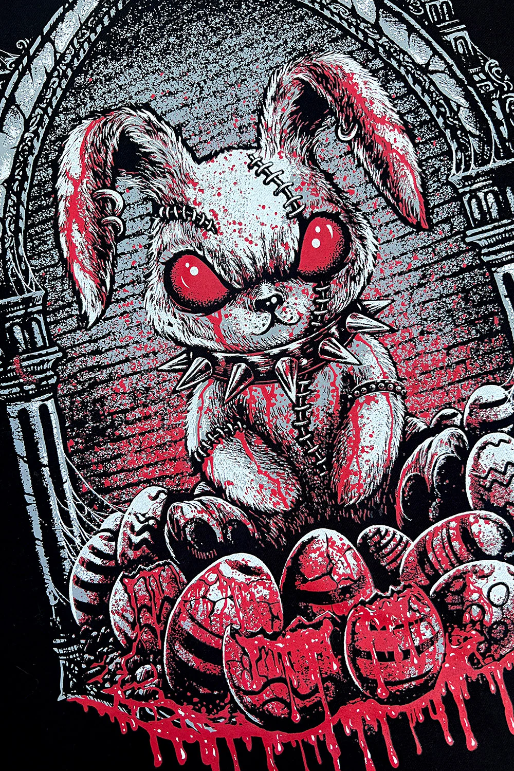 Bloody Easter Bunny Hoodie - Image 6