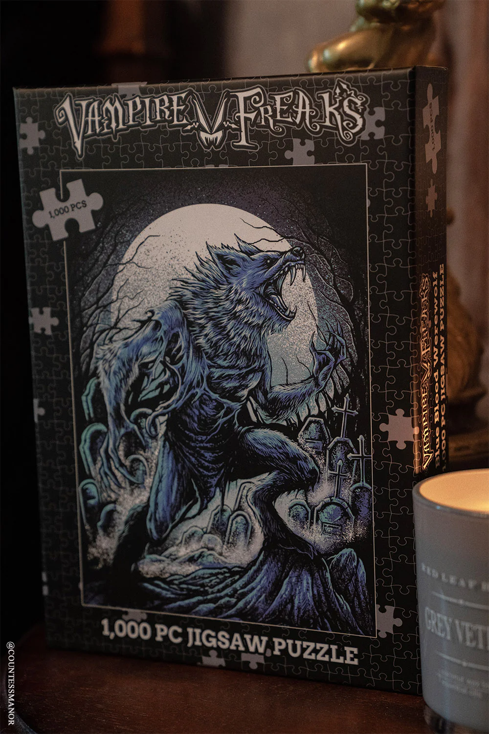 Blue Blood Werewolf Jigsaw Puzzle - Image 2