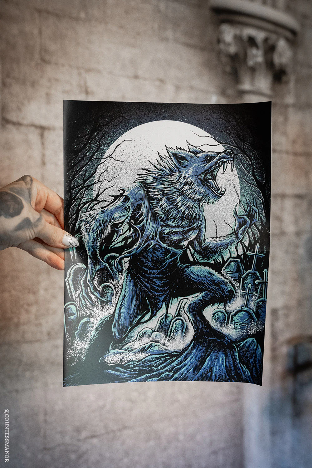 Blue Blood Werewolf Jigsaw Puzzle - Image 6