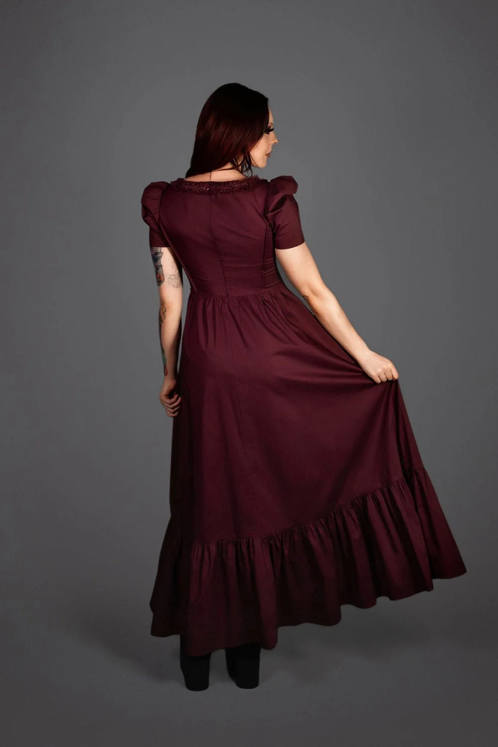 Bordeaux Dress - Image 6