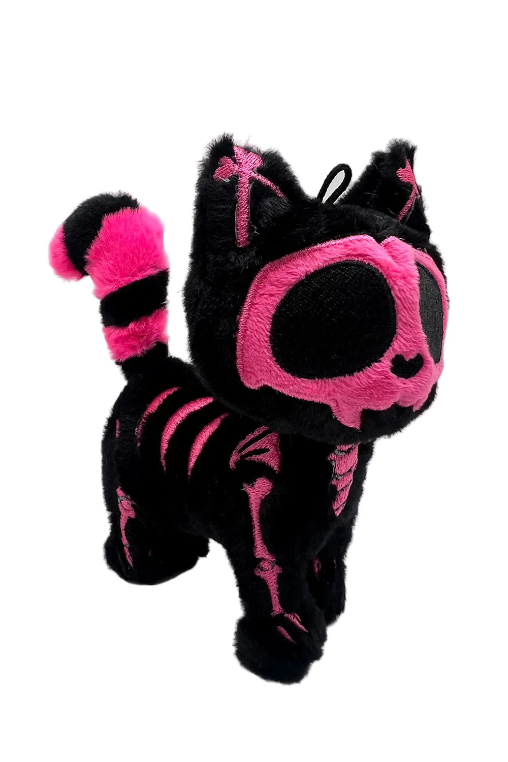 Bubblegum Skelekitty Plush Keychain - Image 4
