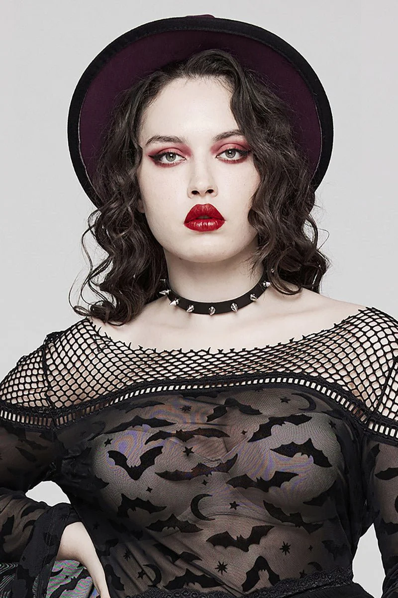 Burgundy Blood Hat [BLACK/RED] - Image 4
