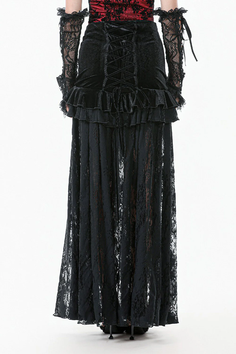 Château Noire Lace Maxi Skirt - Image 5