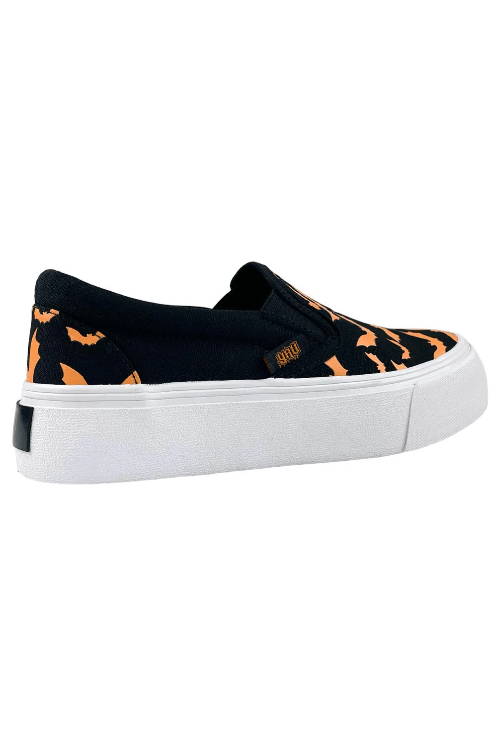 Chill Bat Platform Sneakers [BLACK/ORANGE] - Image 6