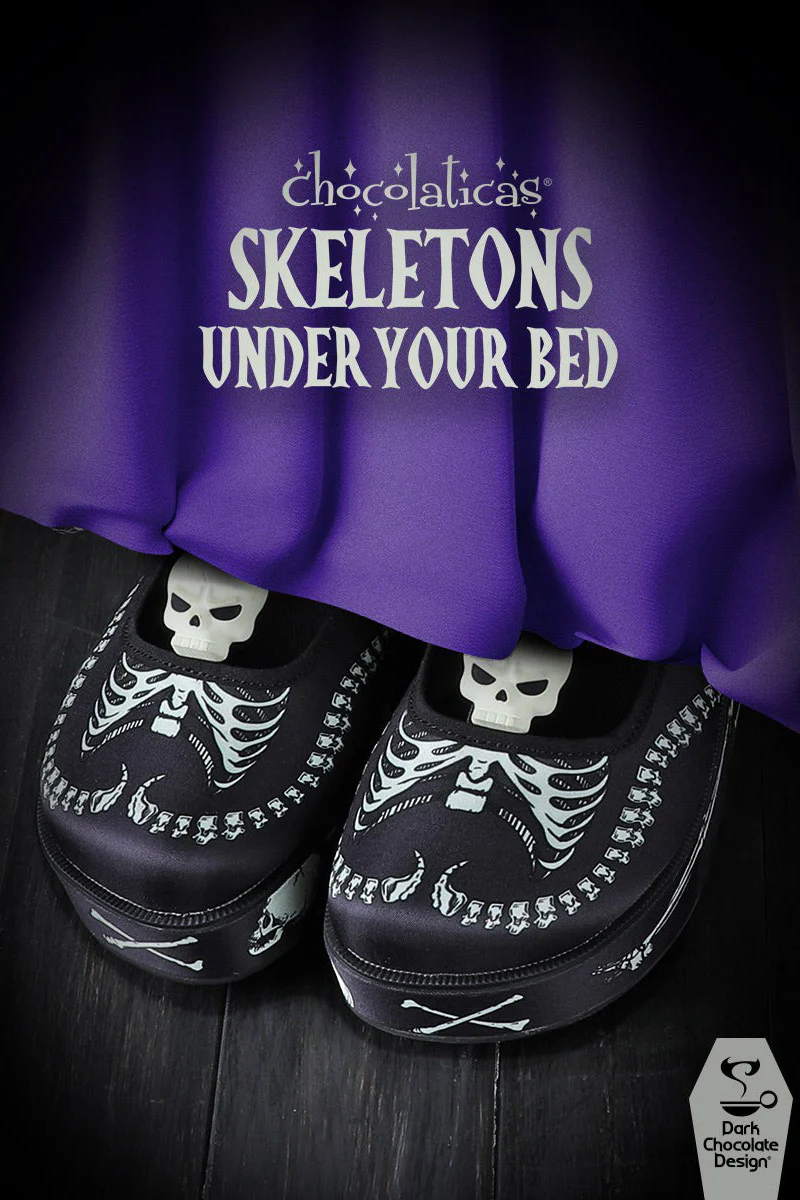 Chocolaticas® Skeletons Under Your Bed Women's Mary Jane Pump - Image 10