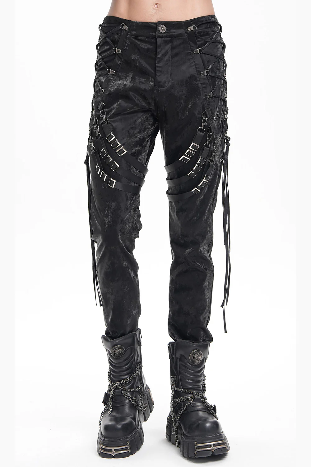 Corrosion Lace-Up Strap Pants - Image 2
