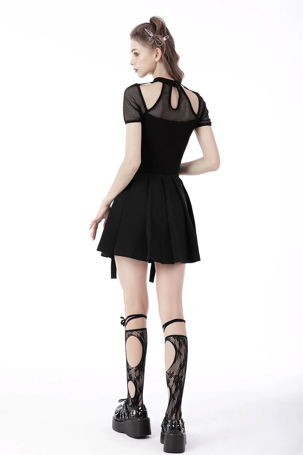 Corset Pleated Skirt - Image 5
