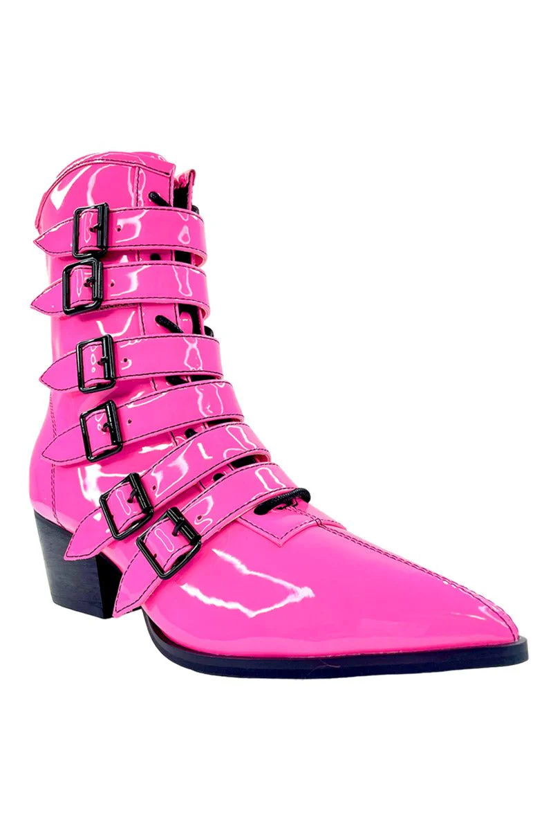 Coven Boots [HOT PINK PATENT] - Image 2