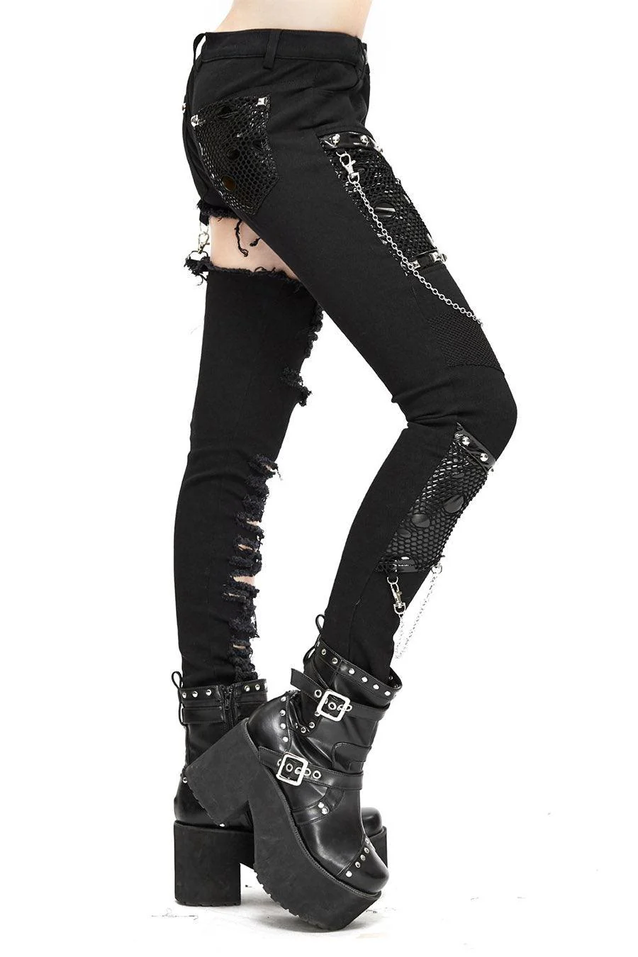 Cryptling Cut-Out Pants - Image 5