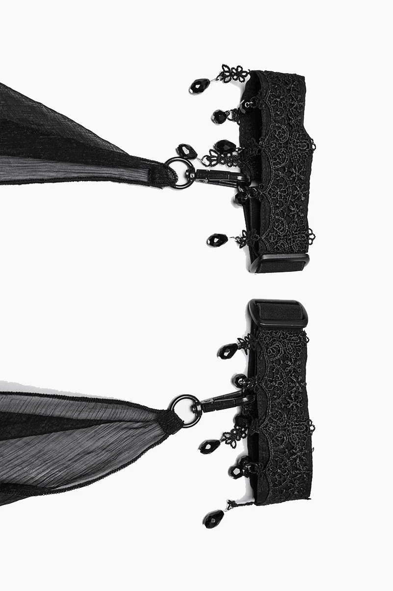 Crystal Witch Choker with Detachable Cloak Harness - Image 13