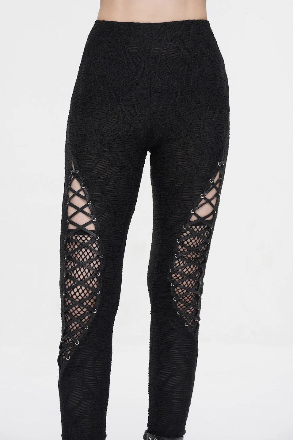 Cut Out High-Waisted Leggings - Image 3