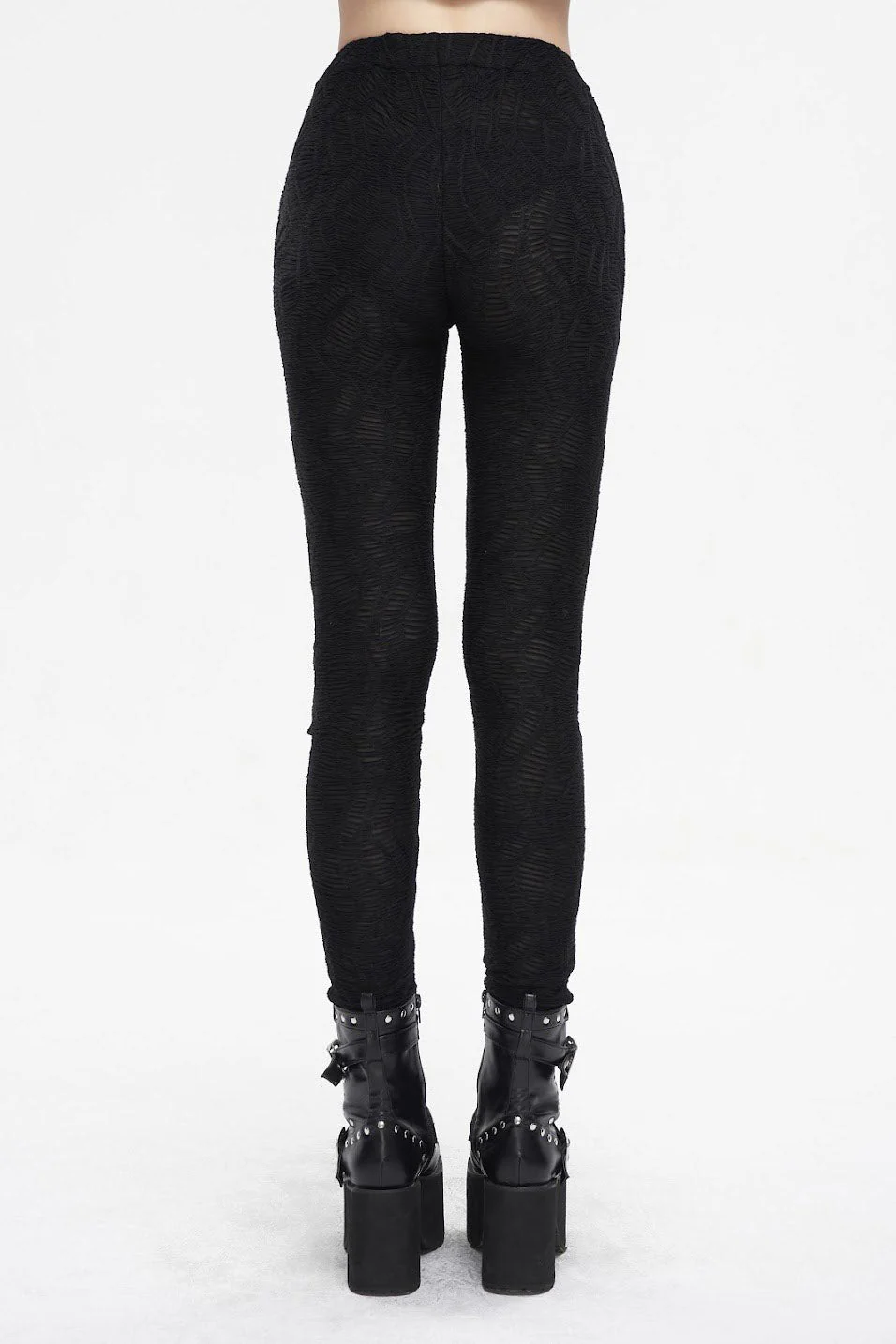Cut Out High-Waisted Leggings - Image 4