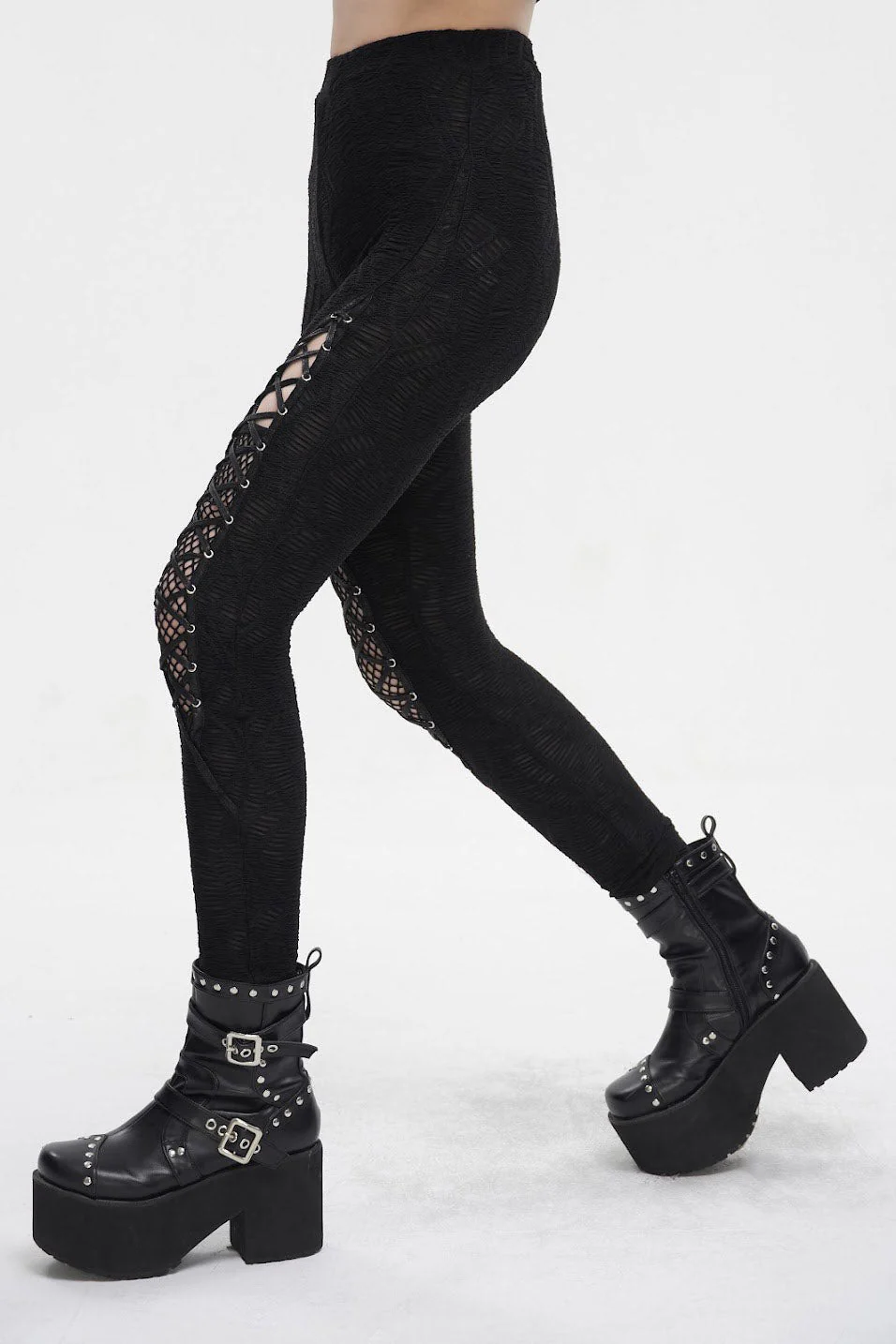 Cut Out High-Waisted Leggings - Image 5