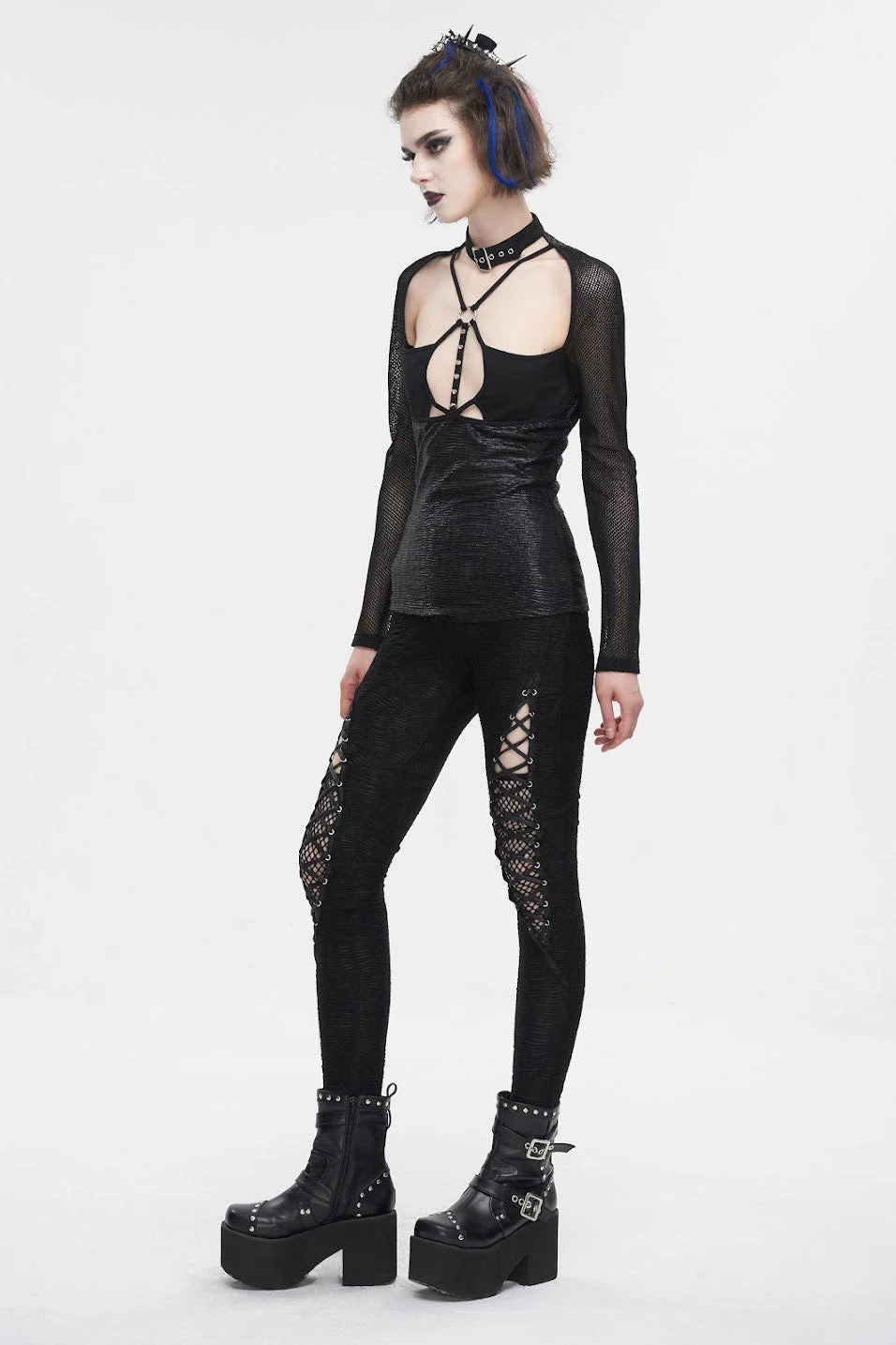 Cut Out High-Waisted Leggings - Image 8